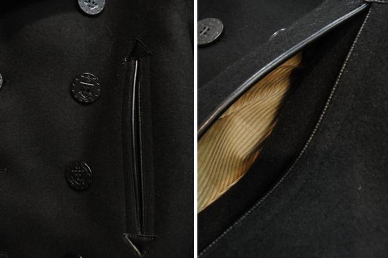 ウィリアムギブソンコレクション Type BLACK PEA COAT  2