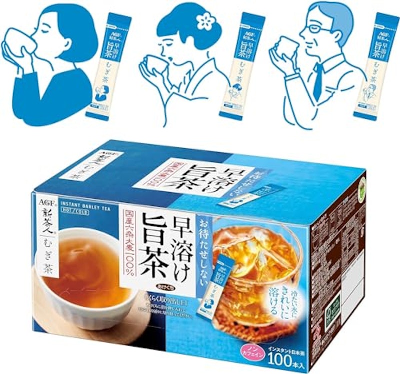 早溶け旨茶 むぎ茶スティック 1