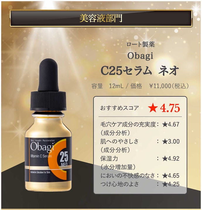 【05/美容液】ロート製薬「Obagi C25セラム ネオ」