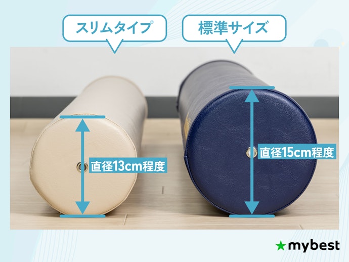 直径は15cm程度の標準のものを選ぼう。小柄な女性も標準のサイズで問題なし
