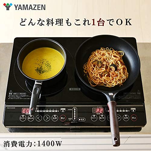 最大火力は1,400W以上を目安に。温度調節機能付きだと使い勝手があがる