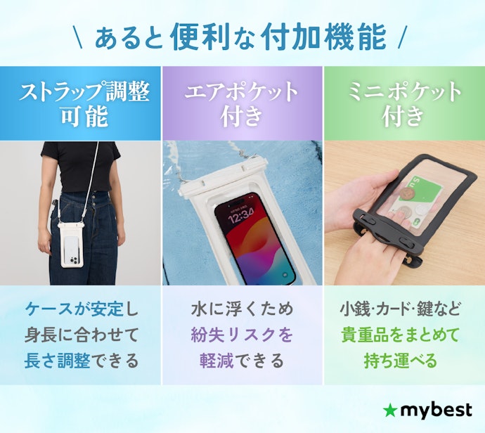 あると便利な付加機能もチェック