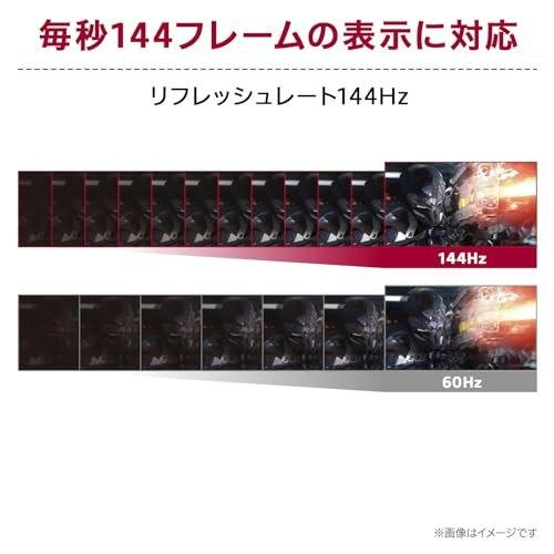 ゲーム用なら144Hz以上のリフレッシュレートがおすすめ