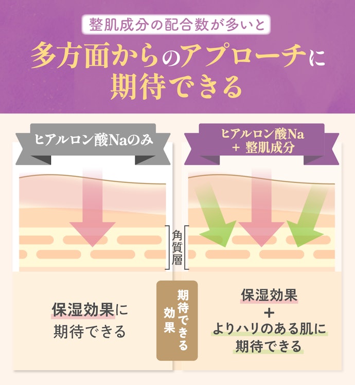 肌によりハリ感がほしい人は整肌成分が入っているものがおすすめ