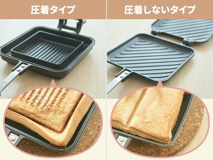 食べやすさにこだわるなら、パンの耳を圧着するものがベター