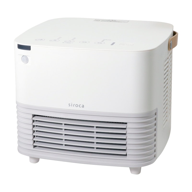 シロカ 人感センサー付き セラミックファンヒーター ポカ CUBE SH