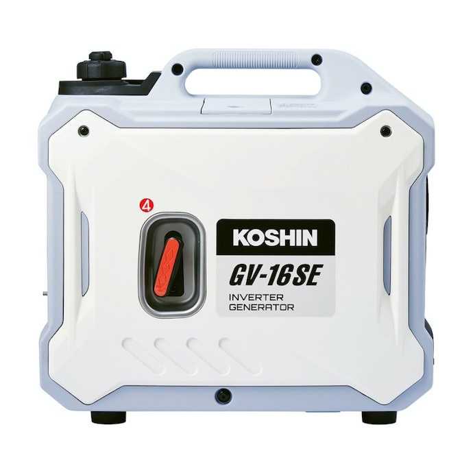 2021年に発売された1.6kVAクラスのインバーター発電機。静音性の高さが特徴