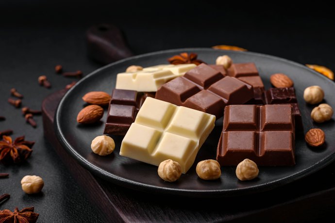 定番のミルクから抹茶やイチゴも!チョコレートのフレーバーは好みでチョイス