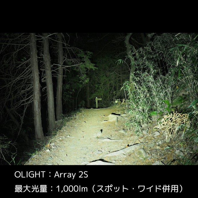 明るさをチェック。登山や夜釣りなら100~300ルーメン程度が目安