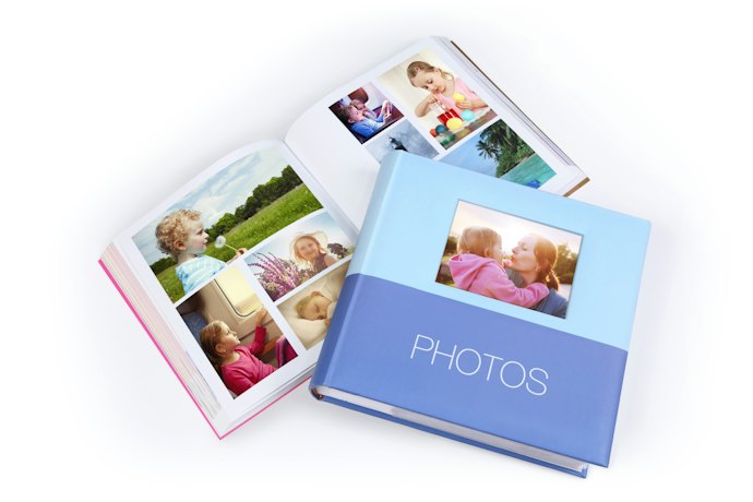 表紙に写真を飾るタイプはフォトフレームにもなる