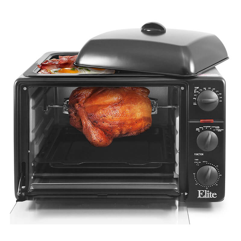 Ronco Showtime 大容量ロティサリーオーブン＆グリル Showtime Modern Rotisserie, Stainless Steel – Ronco