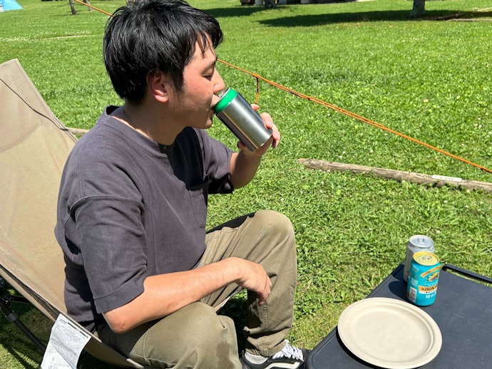 冷たい缶飲料の冷たさが持続!結露が起きにくいのもGOOD