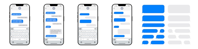 iPhoneからのSMS送信
