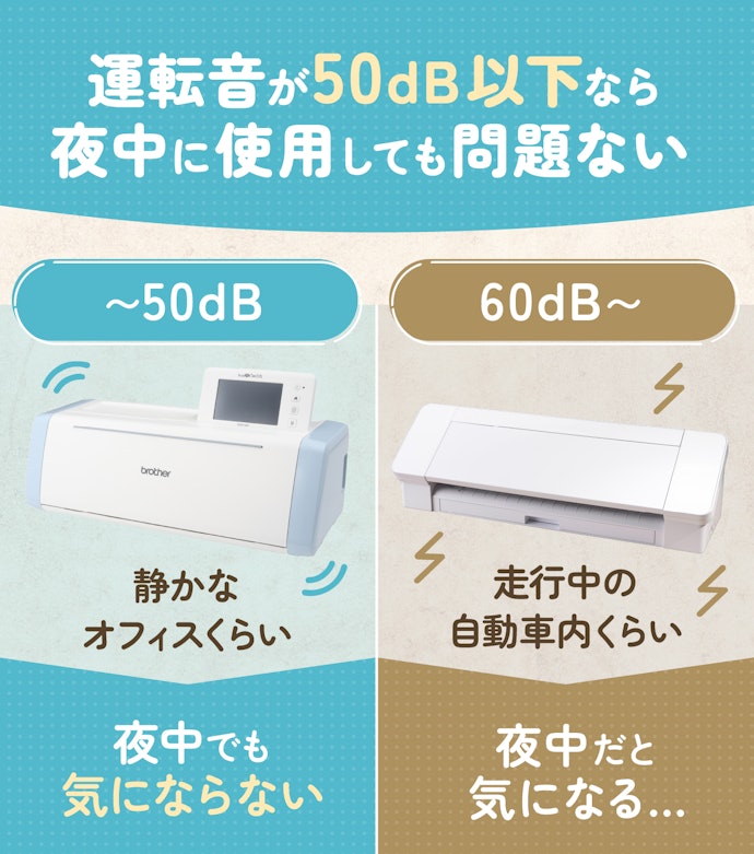 仕事終わりに使うなら運転音が小さいものがおすすめ