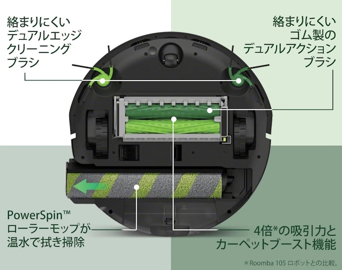 Q.まずは、ロボット掃除機で重要な「吸引力」。今回のモデルはどのような特徴がありますか?