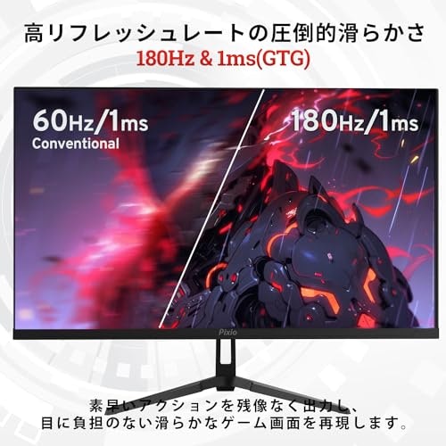 接続する機器に合わせてリフレッシュレートと応答速度をチェック