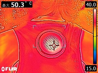②ネックはファンの音と排熱。屋内で使うのは難しく、ずっと炎天下にいる人向け