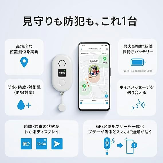 家族と安否を共有したいならGPS・通知機能も視野に