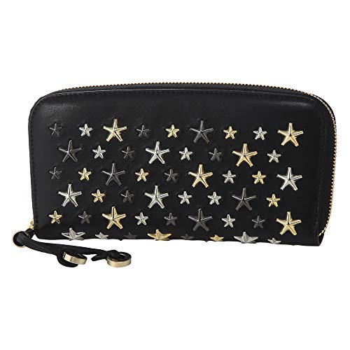 ジミーチュウ　スタースタッズ　フラップ付き長財布　パイソン柄 新品未使用】JIMMY CHOO パイソン スタッズ 長財布 蛇革