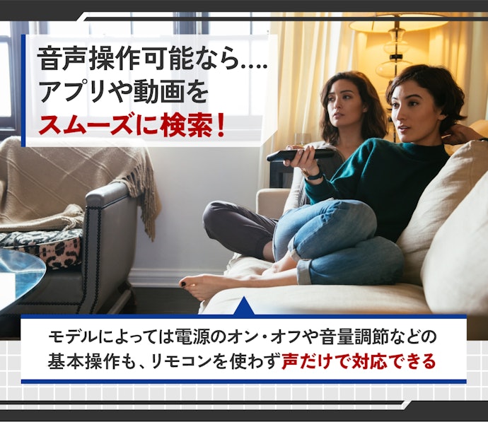 音声操作可能なら検索が時短できて便利