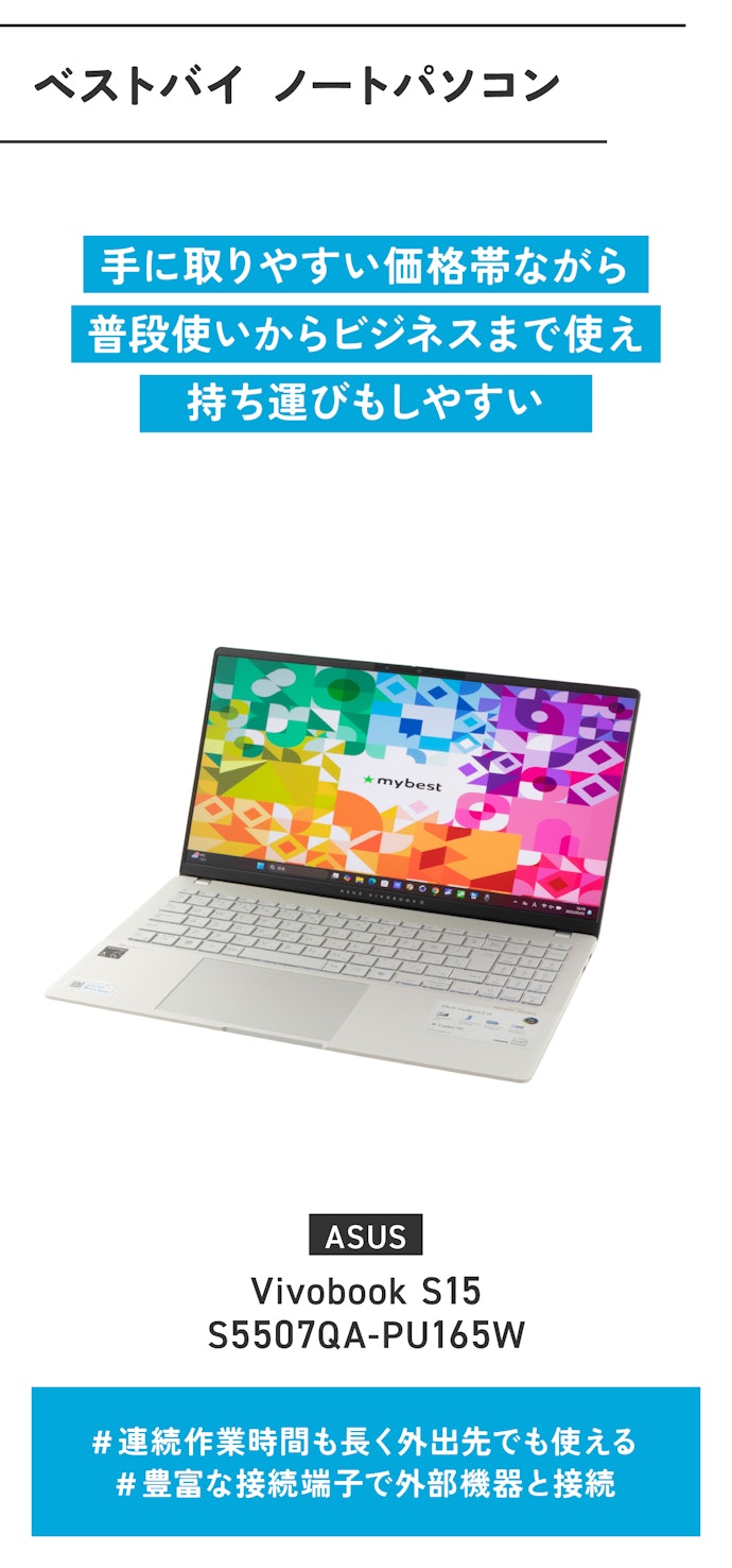 【01/ASUS Vivobook S15 S5507QA-PU165W】