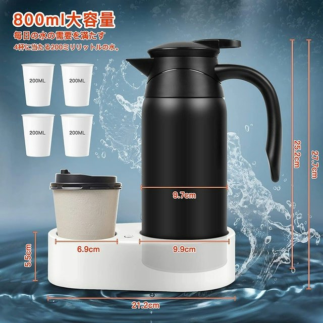 500mlがおすすめ!必要なお湯の量で容量を決めよう