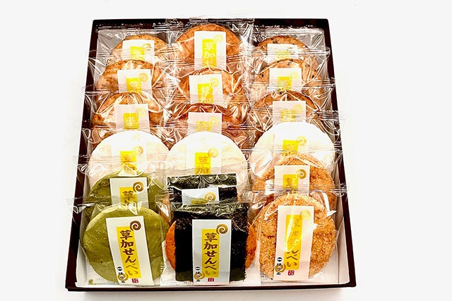 ギフト用には、高級せんべいをチェックしよう