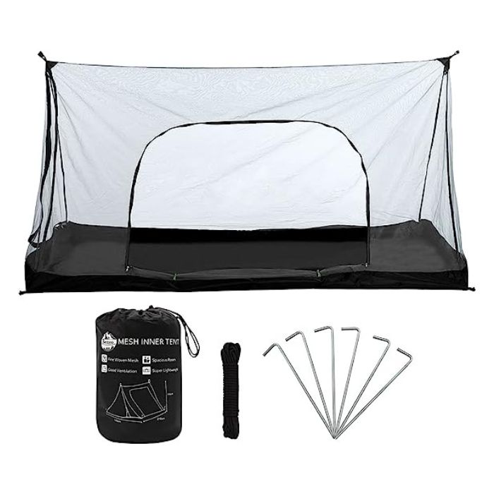 米軍 未使用　インセクトネット　モスキートネット 　蚊帳　テント コット用　86 米軍実物 未使用 インセクトネット モスキートネット 蚊帳