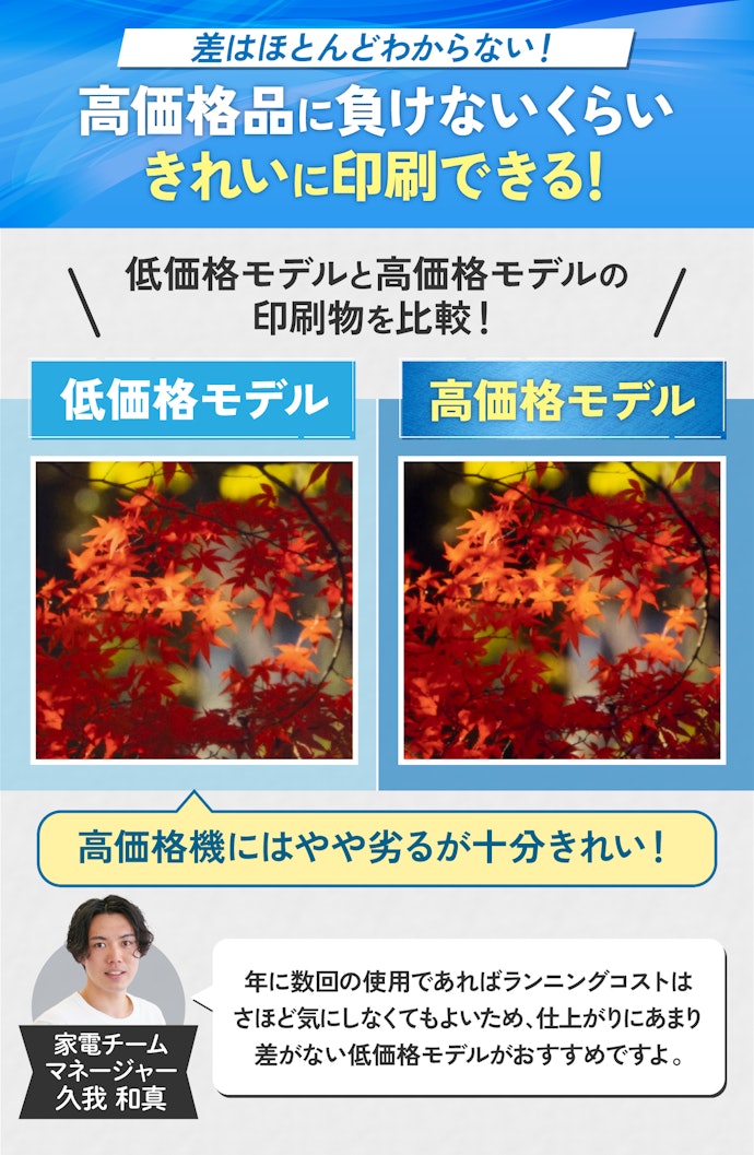 主な用途が年賀状印刷なら低価格なPIXUS TS3730で十分