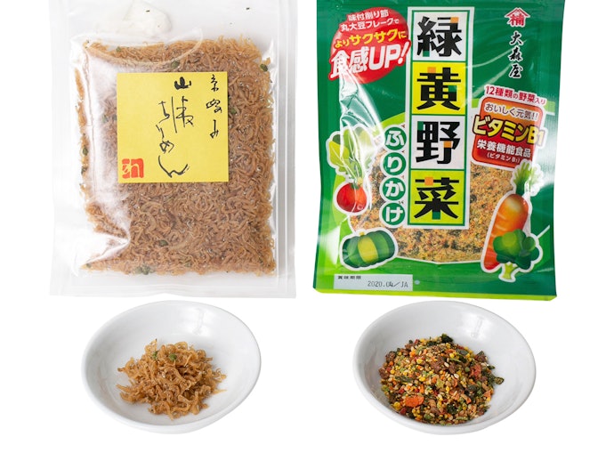 ヘルシーなふりかけはサラダや和え物に