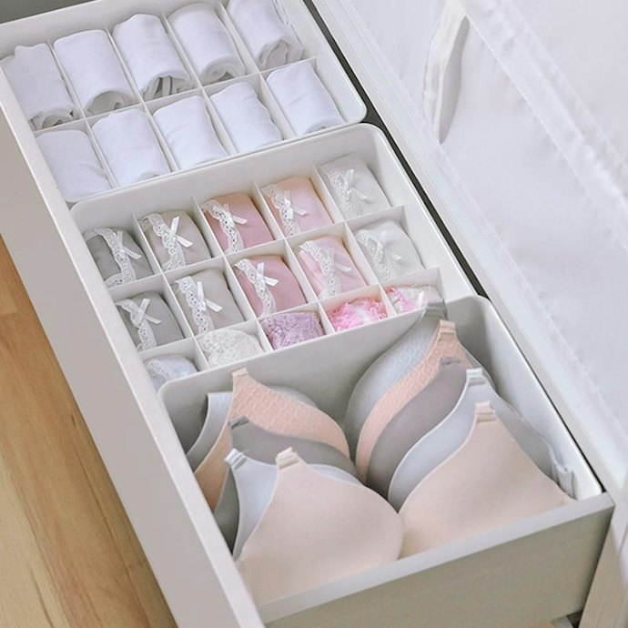 ブラジャー収納には仕切りのない「ボックスタイプ」がおすすめ