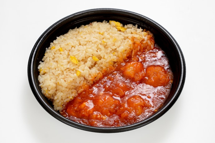 海老チリ&チャーハン(646円)