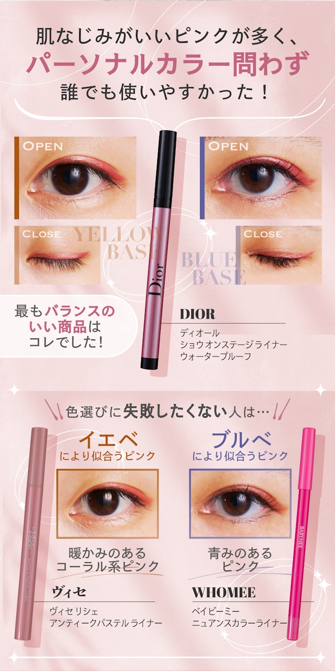 パーソナルカラーによって似合うピンクは違うの?