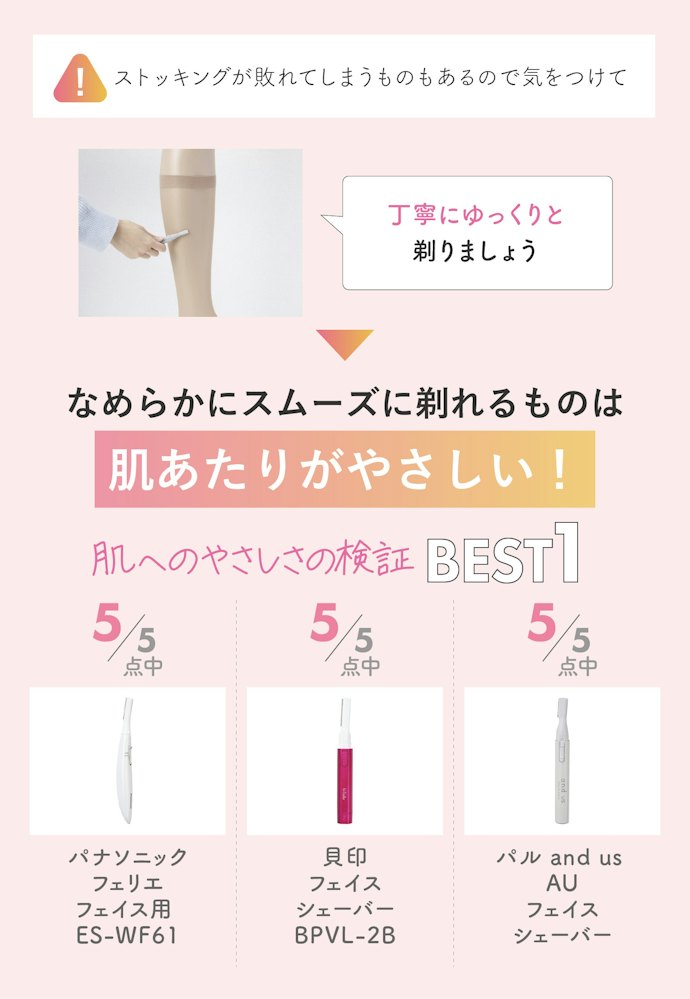 なめらかな剃り心地に注目!肌あたりのよさを重視して選ぼう