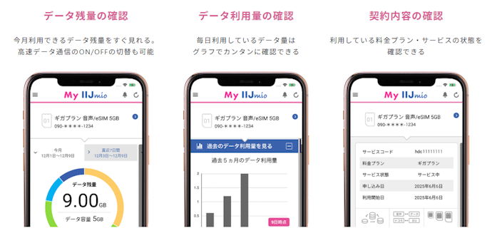 アプリでは何ができる?