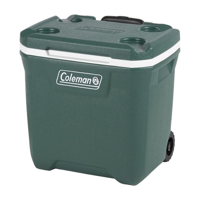 ドリンクホルダーつきの、Coleman エクストリームホイールクーラーもチェック