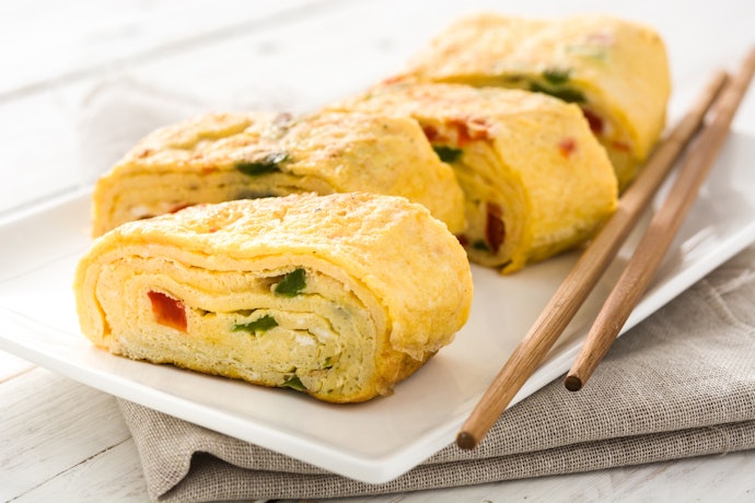 いつもの卵焼きにアクセント