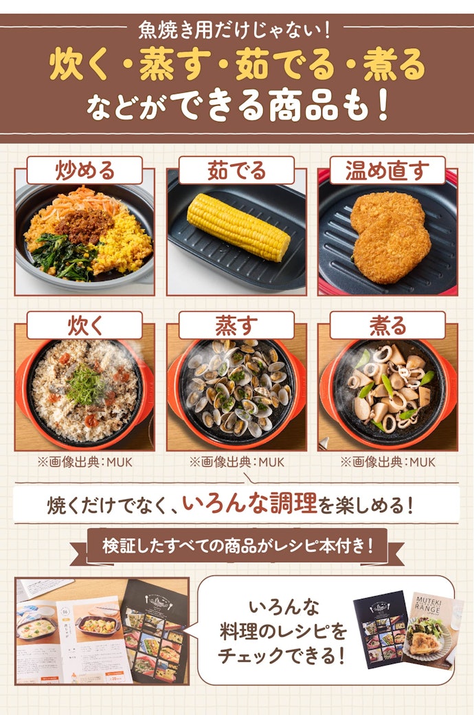 焼き物以外にも使えれば、電子レンジ調理の幅が広がる!