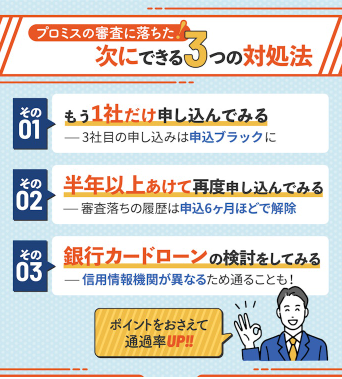 審査に落ちたらどうする?