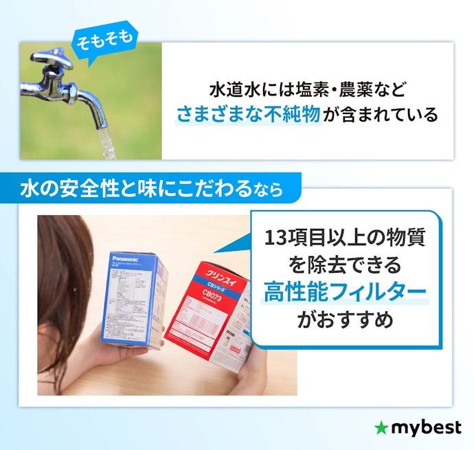 除去できる物質は「JIS12項目」を目安にチェック