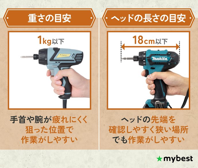 軽くてコンパクトなものを選ぼう