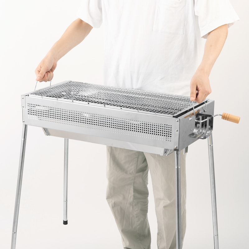 イクシードBBQコンロ-650-HL　BBQコンロ 尾上製作所 [即納在庫品] バーベキューコンロ 大型 イクシード