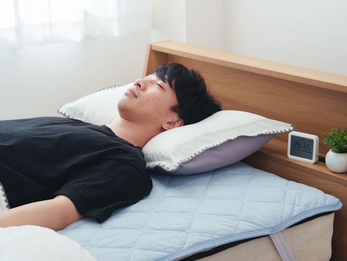 ムレにくさ|肌にベタッとくっつかない。朝までムレにくく快適な寝心地