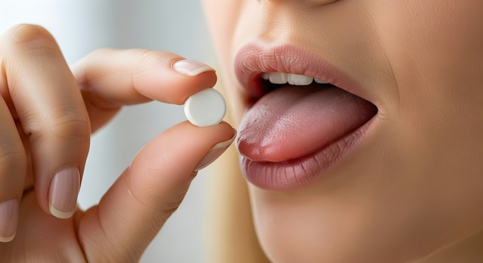 噛んで食べるタイプなら、水なしでどこでも摂取できる