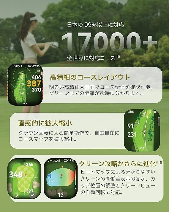 ゴルフで使うならコースレイアウト表示は必須