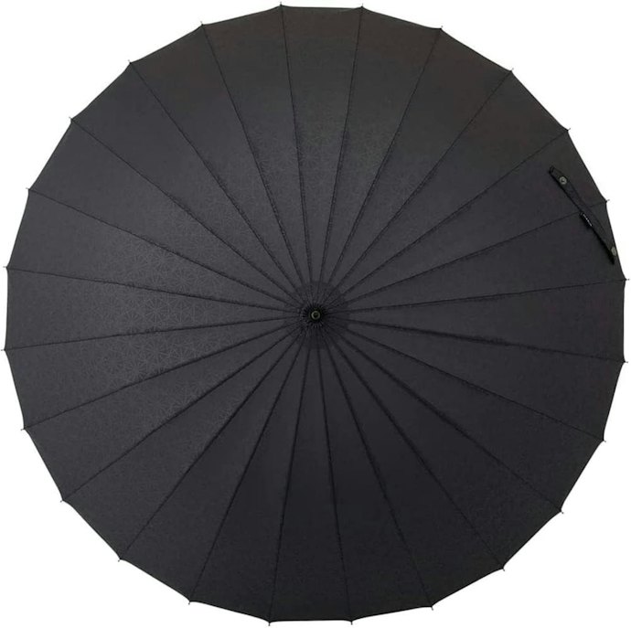 服や荷物が濡れないよう、まずは開傘サイズを決めよう