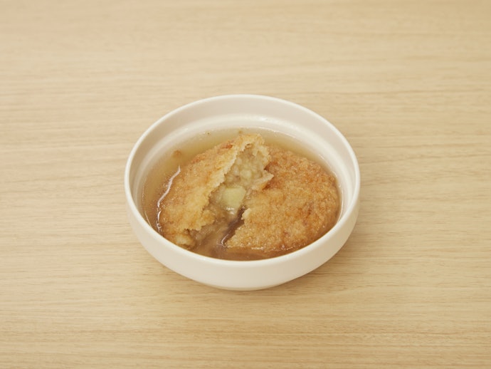 【2位】おでんコロッケ:これはコロッケそばの感じ!そのままinするだけのお手軽レシピ