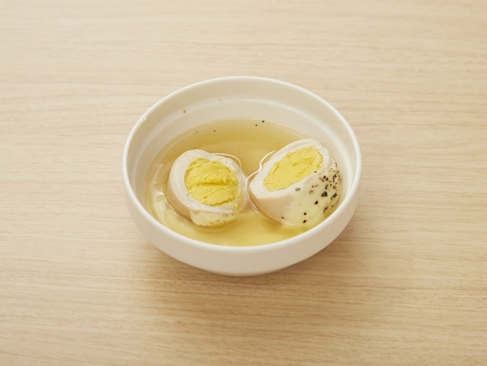 【3位(同率)】たまごチーズ: 洋風かと思いきや後からくる和風だしが利いてWウマい!