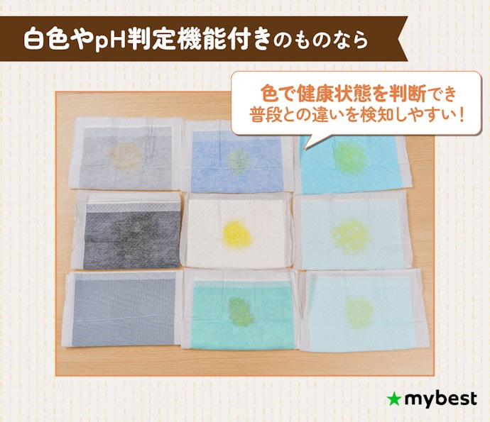 尿で健康管理をするなら、色の変化がわかりやすいものがおすすめ