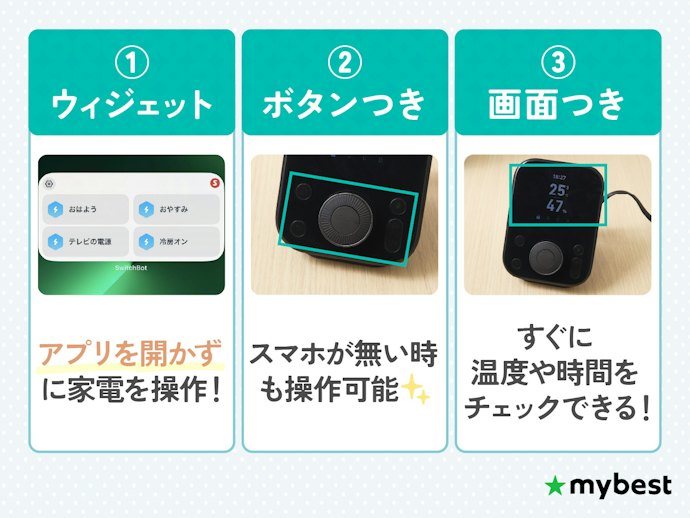 使いやすさにかかわる機能にも注目しよう